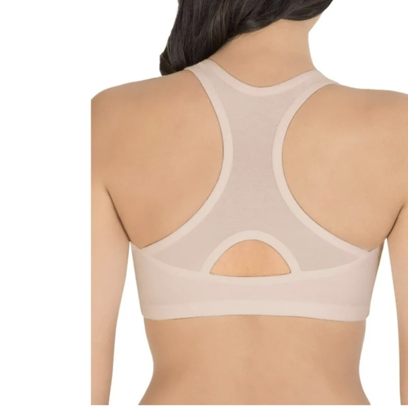Fruit of the Loom Women's Cotton Front Close Racerback sports bra Sz 42 Fits 36 - Picture 2 of 9